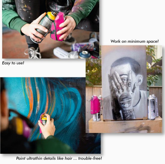 TINYPINK stencil cap